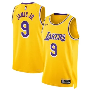 Accattivante Bronny James Los Angeles Lakers Nike Unisex 2024 Offseason Addition Nike Swingman Jersey Gold