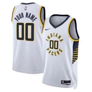 Accattivante Cool Indiana Pacers Nike Unisex Swingman Custom Jersey White Association Edition