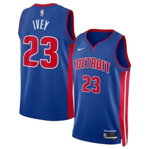 Accattivante Duraturo Jaden Ivey Detroit Pistons Nike Unisex 2022 NBA Draft First Round Pick Swingman Jersey Icon Edition Blue