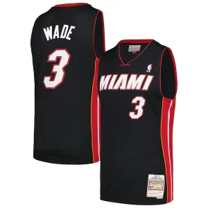 Accattivante Dwyane Wade Miami Heat 2012/13 Hardwood Classics Swingman Jersey Black