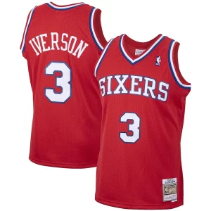 Duraturo Allen Iverson Philadelphia 76ers 2001/02 Hardwood Classics Swingman Jersey Red