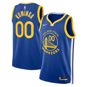 Accattivante Jonathan Kuminga Golden State Warriors Nike Unisex Swingman Badge Player Jersey Icon Edition Royal
