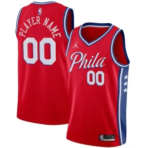 Accattivante Meraviglioso Carino Philadelphia 76ers Jordan Brand Swingman Custom Jersey Statement Edition Red