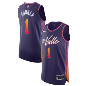 Accattivante Nike Devin Booker Phoenix Suns Authentic Jersey City Edition Purple