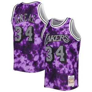 Accattivante Prestigioso Cool Shaquille O'Neal Los Angeles Lakers 1996/97 Galaxy Swingman Jersey Purple