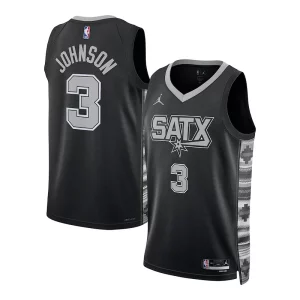 Moderno Keldon Johnson San Antonio Spurs Jordan Brand Unisex Swingman Jersey Statement Edition Black