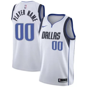 Accattivante Splendido Dallas Mavericks Nike Custom Swingman Jersey White Association Edition