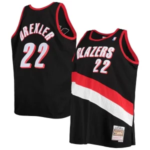 Accattivante Splendido Eccezionale Clyde Drexler Portland Trail Blazers 1991/92 Big & Tall Hardwood Classics Swingman Jersey Black