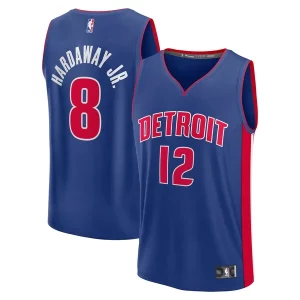 Moderno Tim Hardaway Jr. Detroit Pistons Fast Break Replica Player Jersey Icon Edition Blue