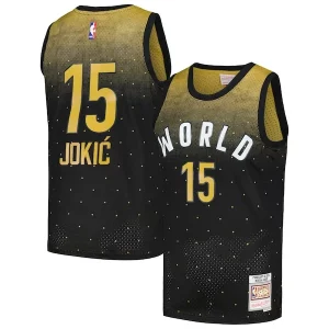 Attraente Carino Nikola Jokic 2016 NBA Rising Stars Challenge Hardwood Classics Swingman Jersey Black