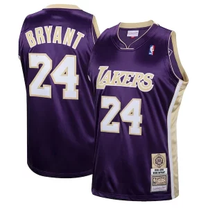 Attraente Cool Robusto Kobe Bryant Los Angeles Lakers Hall of Fame Class of 2020 #24 Authentic Hardwood Classics Jersey Purple/Gold