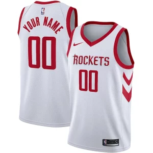 Attraente Fascinante Houston Rockets Nike Swingman Custom Jersey Association Edition White