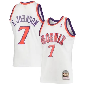 Attraente Fascinante Kevin Johnson Phoenix Suns 1988/89 Hardwood Classics Swingman Jersey White