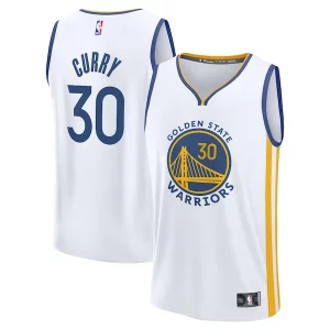 Attraente Fascinante Stephen Curry Golden State Warriors Youth Fast Break Replica Player Jersey Association Edition White