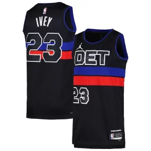 Attraente Jaden Ivey Detroit Pistons Jordan Brand Unisex Swingman Jersey Statement Edition Black