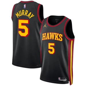 Attraente Magnifico Dejounte Murray Atlanta Hawks Jordan Brand Unisex Swingman Jersey Statement Edition Black