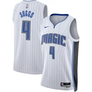 Attraente Pratico Jalen Suggs Orlando Magic Nike Unisex Swingman Jersey Association Edition White/Black