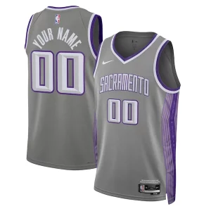 Attraente Raffinato Prestigioso Sacramento Kings Nike Unisex 2022/23 Swingman Custom Jersey City Edition Black