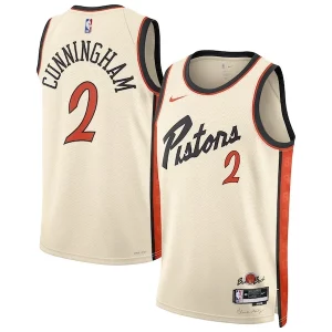 Attraente Splendido Cade Cunningham Detroit Pistons Nike Unisex 2024/25 Swingman Player Jersey City Edition White