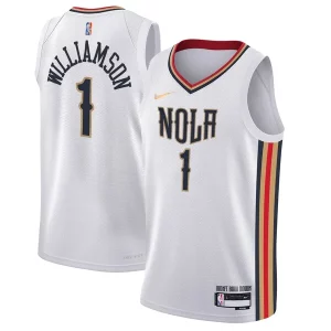 Attraente Splendido Zion Williamson New Orleans Pelicans Nike Youth Swingman Jersey City Edition White