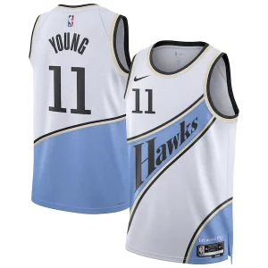 Attraente Trae Young Atlanta Hawks Nike Unisex 2024/25 Swingman Player Jersey City Edition White