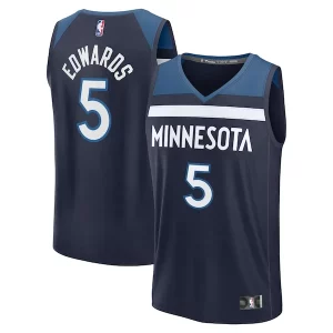 Bellissimo Anthony Edwards Minnesota Timberwolves Fast Break Replica Player Jersey Icon Edition Navy