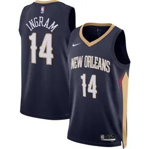 Bellissimo Brandon Ingram New Orleans Pelicans Nike Unisex Swingman Jersey Icon Edition Navy