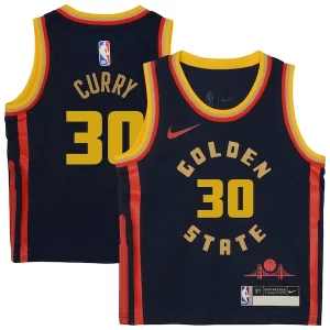Bellissimo Comodo Stephen Curry Golden State Warriors Nike Preschool 2024/25 Swingman Player Jersey City Edition Navy