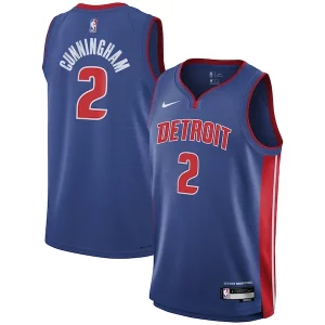 Bellissimo Delizioso Eccezionale Cade Cunningham Detroit Pistons Nike Youth Swingman Jersey Icon Edition Blue
