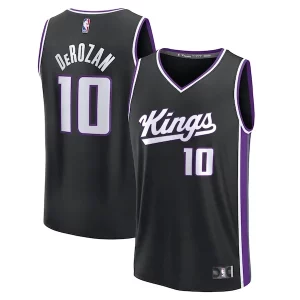 Eccezionale Pratico Attraente DeMar DeRozan Sacramento Kings Fast Break Replica Player Jersey Icon Edition Black