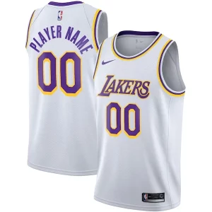 Bellissimo Duraturo Gorgeous Los Angeles Lakers Nike 2020/21 Swingman Custom Jersey Association Edition White