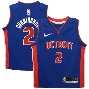Bellissimo Elegante Pratico Cade Cunningham Detroit Pistons Nike Toddler Swingman Player Jersey Icon Edition Blue