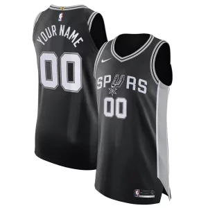Bellissimo Fantastico San Antonio Spurs Nike Authentic Custom Jersey Black Icon Edition