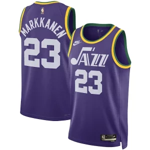 Bellissimo Lauri Markkanen Utah Jazz Nike Unisex 2023/24 Swingman Replica Jersey Classic Edition Purple