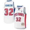 Bellissimo Magnifico Richard Hamilton Detroit Pistons Youth 2003/04 Hardwood Classics Swingman Jersey White
