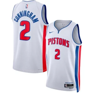 Bellissimo Meraviglioso Fantastico Cade Cunningham Detroit Pistons Nike Unisex Swingman Jersey Association Edition White/Blue