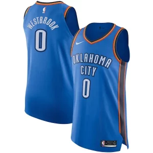 Bellissimo Ottimo Robusto Russell Westbrook Oklahoma City Thunder Nike Authentic Player Jersey Icon Edition Blue