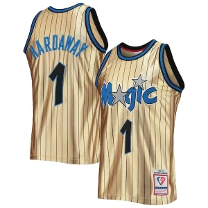 Bellissimo Penny Hardaway Orlando Magic 75th Anniversary 1993/94 Hardwood Classics Swingman Jersey Gold