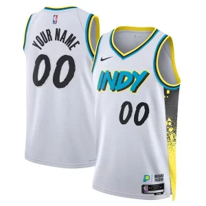 Bellissimo Sofisticato Comodo Indiana Pacers Nike Unisex 2024/25 Custom Swingman Jersey City Edition White