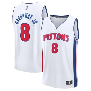 Bellissimo Tim Hardaway Jr. Detroit Pistons Fast Break Replica Player Jersey Association Edition White