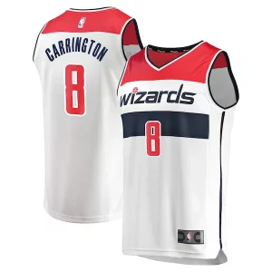 Fascinante Lussuoso Carlton Carrington Washington Wizards Youth Fast Break Replica Player Jersey Association Edition White