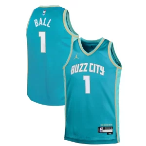 Carino Fascinante Delizioso LaMelo Ball Charlotte Hornets Jordan Brand Youth Swingman Replica Jersey City Edition Teal