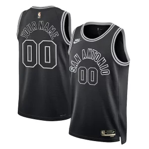 Carino Incantevole San Antonio Spurs Nike Unisex 2022/23 Custom Swingman Jersey Classic Edition Black