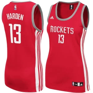 Carino James Harden Houston Rockets adidas Women's Replica Jersey Red