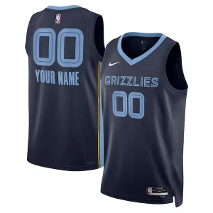 Carino Magnifico Meraviglioso Memphis Grizzlies Nike Unisex Swingman Custom Jersey Navy Icon Edition