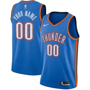 Carino Ottimo Stupendo Oklahoma City Thunder Nike Custom Swingman Jersey Icon Edition Blue