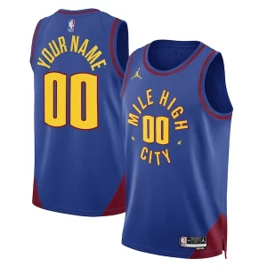 Carino Robusto Denver Nuggets Jordan Brand Unisex 2022/23 Swingman Custom Jersey Statement Edition Blue