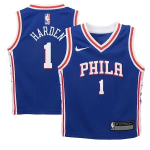 Carino Robusto Prestigioso James Harden Philadelphia 76ers Nike Preschool Swingman Player Jersey Icon Edition Royal