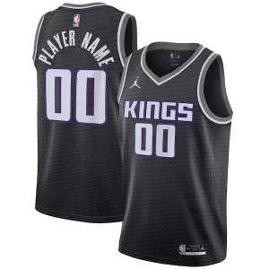 Carino Sacramento Kings Jordan Brand Swingman Custom Jersey Statement Edition Black