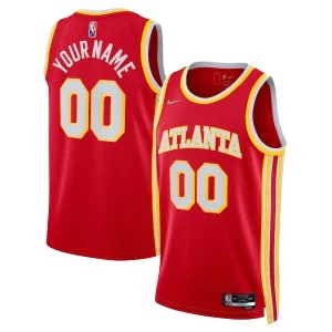 Carino Sofisticato Atlanta Hawks Nike 2021/22 Diamond Swingman Custom Jersey Icon Edition Red